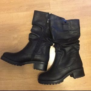 Never worn mid calf boots